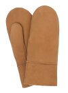 Lammfell Fausthandschuh Nepal cognac aus echtem Lammfell