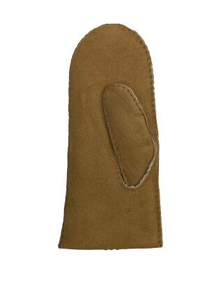 Lammfell Handschuhe Arber echtes Merinolamm für Damen und Herren, Fäustlinge, Fausthandschuhe in Premiumqualität aus spanischem Merino camel 7