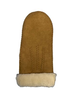 Lammfell Handschuhe Arber echtes Merinolamm für Damen und Herren, Fäustlinge, Fausthandschuhe in Premiumqualität aus spanischem Merino camel 7