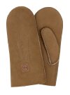 Lammfell Handschuhe Arber echtes Merinolamm für Damen und Herren, Fäustlinge, Fausthandschuhe in Premiumqualität aus spanischem Merino camel 10