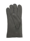 Fingerhandschuhe Hochstein echt Lammfell für  Herren, Handschuhe in Premiumqualität aus Baby Curly Merinolamm handgenäht grau 9