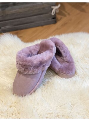 Slipper Pantoffel Hausschuhe echt Lammfell Rohn Talea rose  37