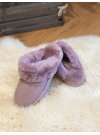 Slipper Pantoffel Hausschuhe echt Lammfell Rohn Talea rose  37