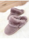 Slipper Pantoffel Hausschuhe echt Lammfell Rohn Talea rose  38