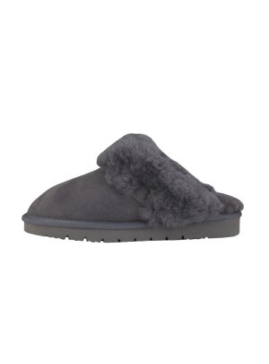 Pantoffel Slipper Hausschuhe echt Lammfell Rohn Talea grau  39