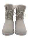 Lammfell Boots für Damen, Winterstiefel Oslo hellgrau